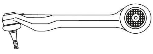 Рычаг независимой подвески колеса, подвеска колеса FRAP 3073