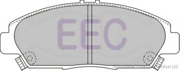 Комплект тормозных колодок, дисковый тормоз EEC BRP0795