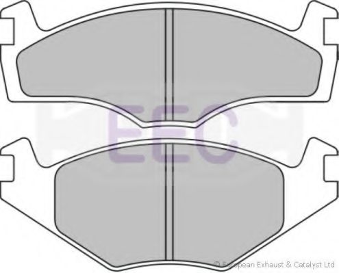 Комплект тормозных колодок, дисковый тормоз EEC BRP0855
