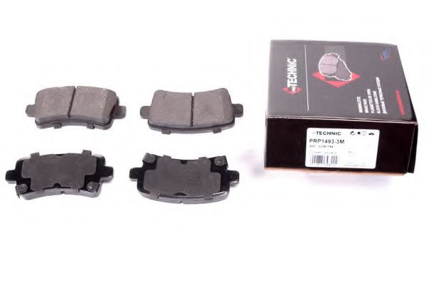 Комплект тормозных колодок, дисковый тормоз PROTECHNIC PRP1493-3M