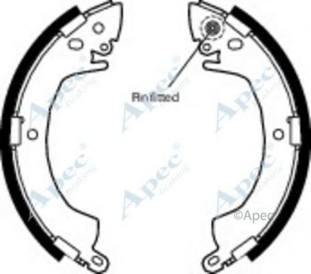 Тормозные колодки APEC braking SHU399