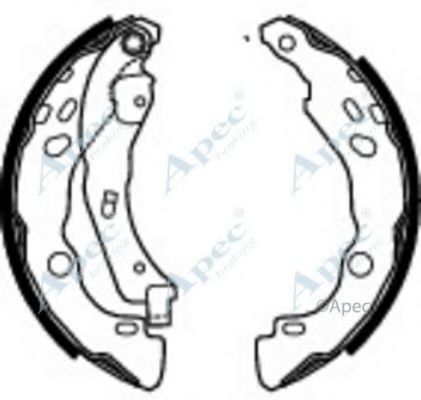 Тормозные колодки APEC braking SHU657