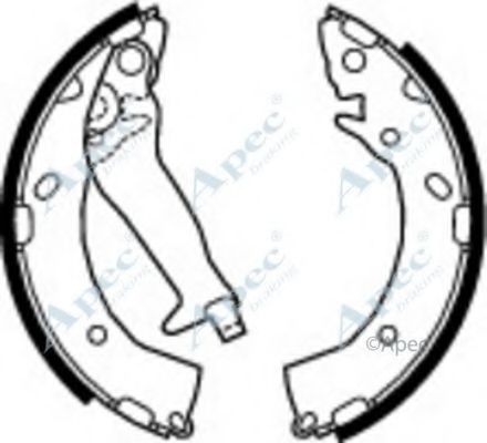 Тормозные колодки APEC braking SHU679