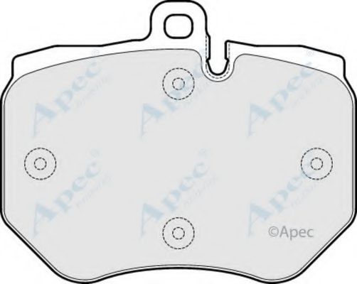 Комплект тормозных колодок, дисковый тормоз APEC braking PAD1720