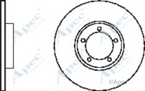 Тормозной диск APEC braking DSK2470