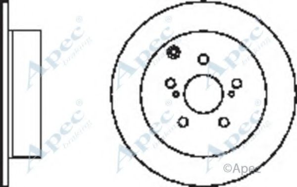 Тормозной диск APEC braking DSK2472
