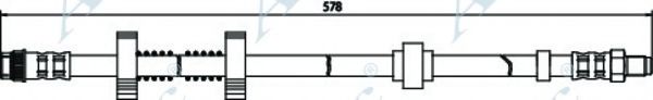 Тормозной шланг APEC braking HOS3078