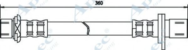 Тормозной шланг APEC braking HOS3209