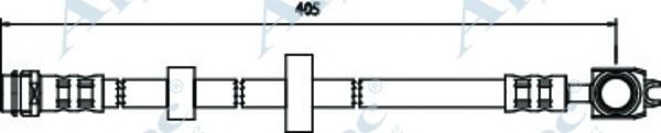 Тормозной шланг APEC braking HOS3500