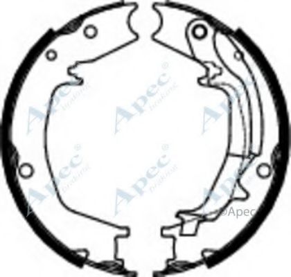 Тормозные колодки APEC braking SHU808