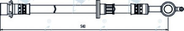 Тормозной шланг APEC braking HOS4081