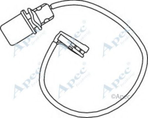 Указатель износа, накладка тормозной колодки APEC braking WIR5246