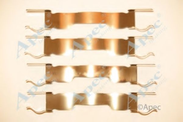 Комплектующие, тормозные колодки APEC braking KIT501