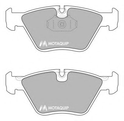 Комплект тормозных колодок, дисковый тормоз MOTAQUIP LVXL1703
