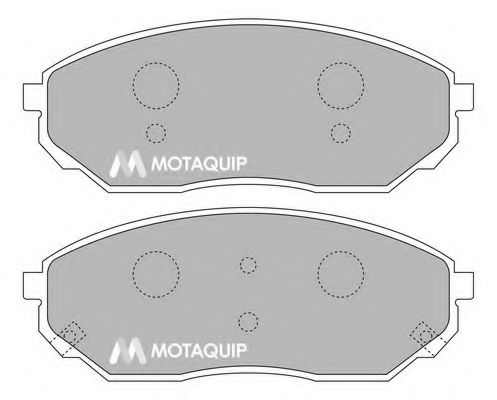 Комплект тормозных колодок, дисковый тормоз MOTAQUIP LVXL1201