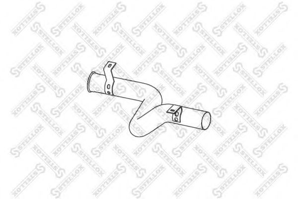 Труба выхлопного газа STELLOX 82-03755-SX