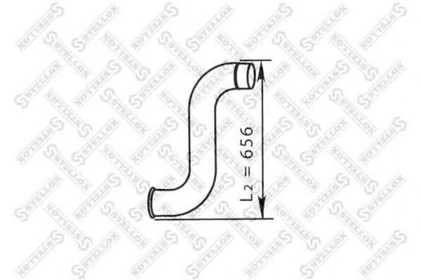 Труба выхлопного газа SAMPA 079186