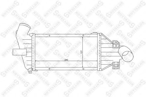 Интеркулер STELLOX 10-40056-SX