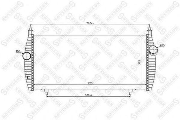 Интеркулер STELLOX 10-40194-SX