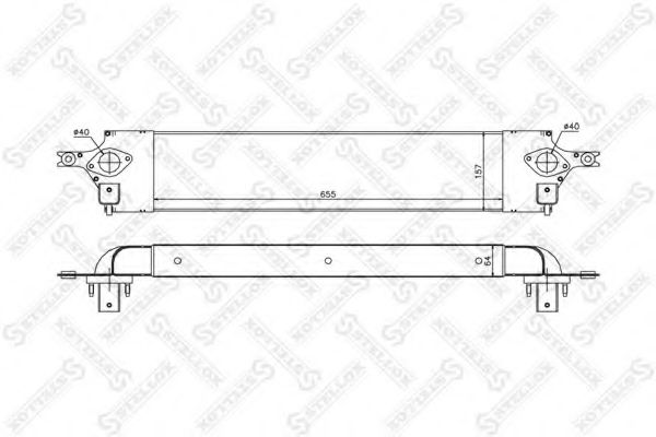 Интеркулер STELLOX 10-40230-SX