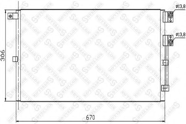 Конденсатор, кондиционер AVA QUALITY COOLING 4097906