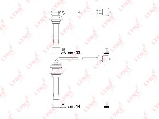 Комплект проводов зажигания LYNXauto SPE4403
