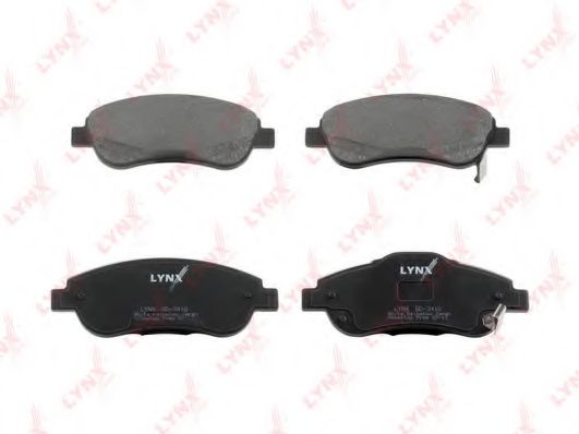 Комплект тормозных колодок, дисковый тормоз LYNXauto BD3418