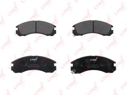 Комплект тормозных колодок, дисковый тормоз LYNXauto BD5501