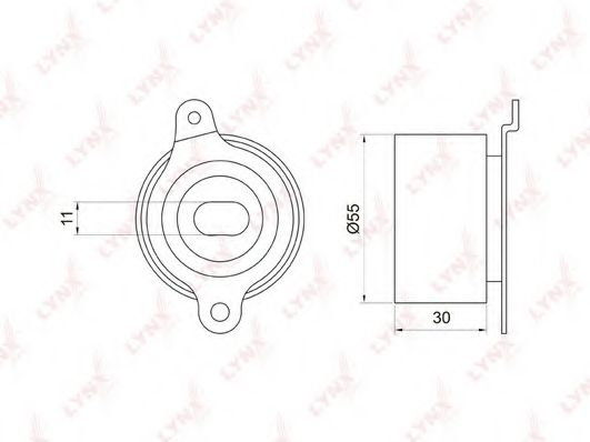 Натяжной ролик, ремень ГРМ LYNXauto PB-1017