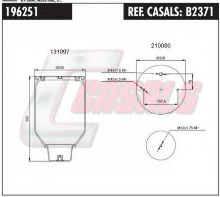 Кожух пневматической рессоры FA1 196251