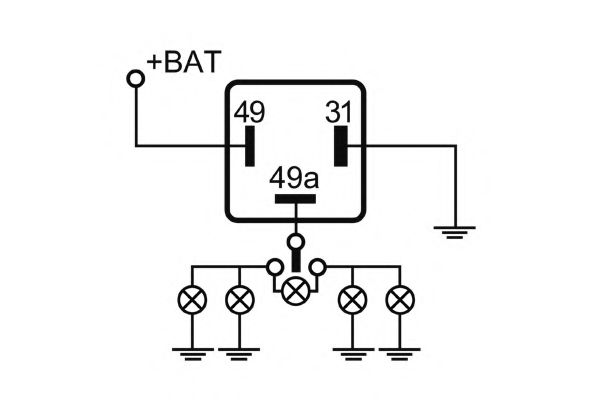 Прерыватель указателей поворота NAGARES 01585