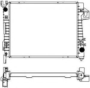 Радиатор, охлаждение двигателя SAKURA  Automotive 3131-1007