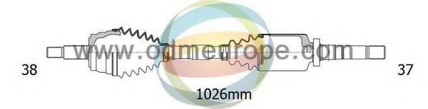 Приводной вал ODM-MULTIPARTS 18-212850