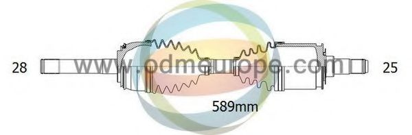 Приводной вал ODM-MULTIPARTS 18-081780