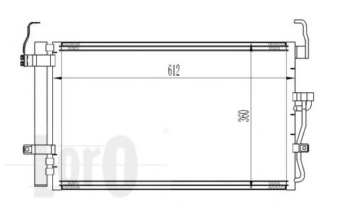 Конденсатор, кондиционер LORO 019-016-0004