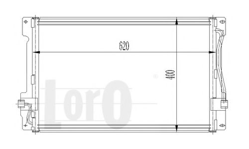 Конденсатор, кондиционер LORO 052-016-0001