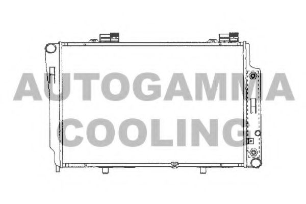 Радиатор, охлаждение двигателя AUTOGAMMA 101320