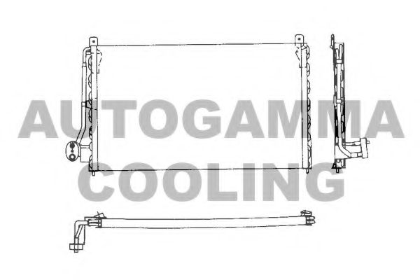 Конденсатор, кондиционер AUTOGAMMA 101710