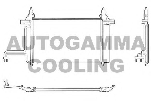 Конденсатор, кондиционер AUTOGAMMA 103060
