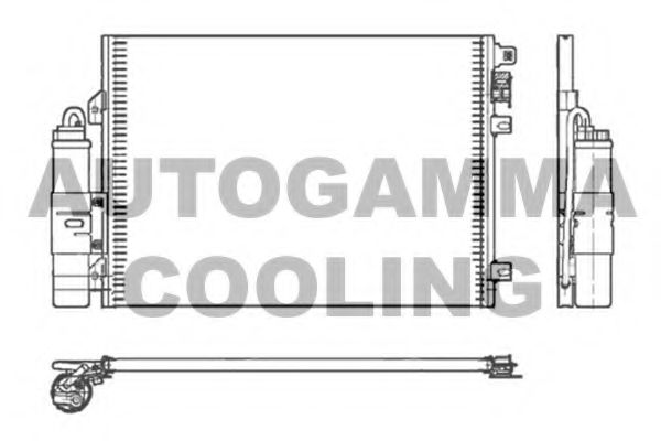 Конденсатор, кондиционер AUTOGAMMA 104582