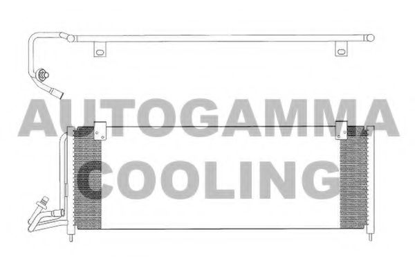 Конденсатор, кондиционер AUTOGAMMA 104990