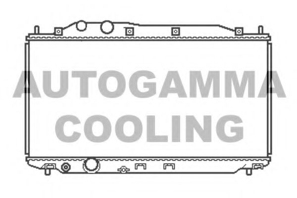 Радиатор, охлаждение двигателя AUTOGAMMA 105485