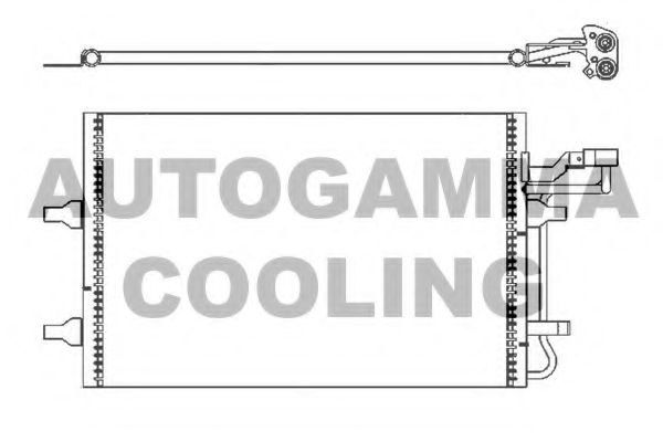 Конденсатор, кондиционер AUTOGAMMA 105512