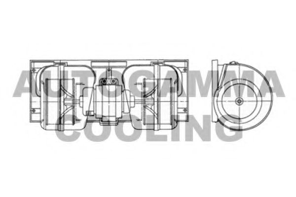Вентилятор салона AUTOGAMMA GA41006