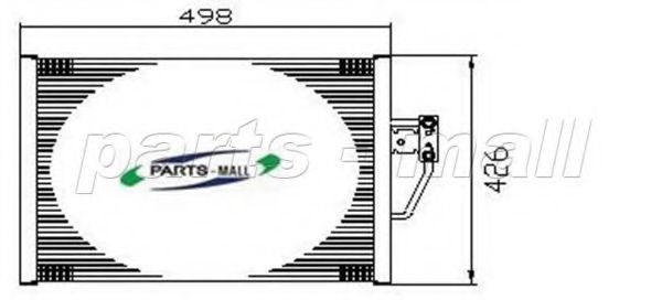 Конденсатор, кондиционер PARTS-MALL PXNCV-007