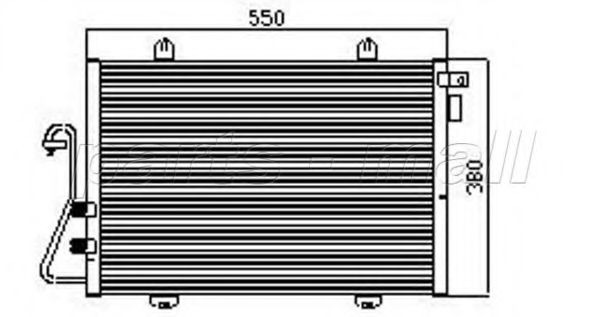 Конденсатор, кондиционер PARTS-MALL PXNCX-060Y