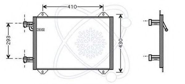 Конденсатор, кондиционер CALSONIC KANSEI AI5193
