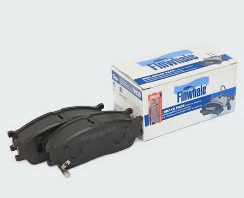 Комплект тормозных колодок, дисковый тормоз FINWHALE V939