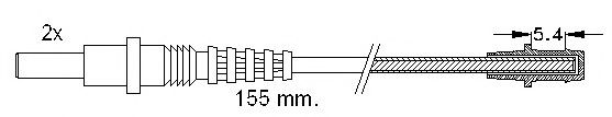 Сигнализатор, износ тормозных колодок BREMSI WI0633