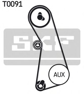 Комплект ремня ГРМ SKF VKMA 01003